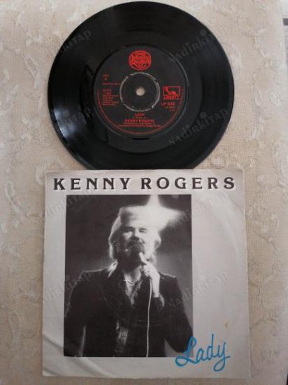 KENNY ROGERS - LADY - 1980  İNGİLTERE  BASIM 45 LİK PLAK