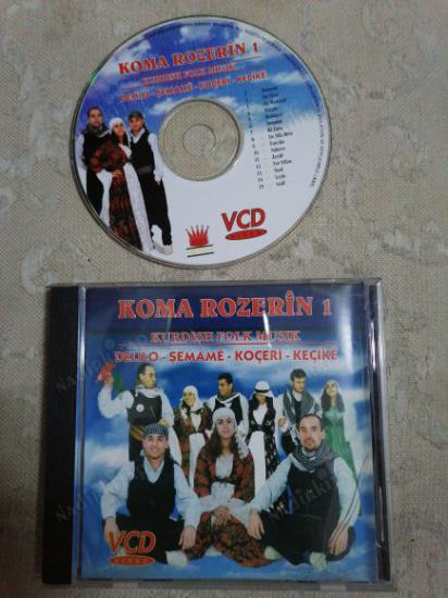 KOMA ROZERİN 1 - KURDISH FOLK MUSIC ( DELİLO ŞEMAME KOÇERİ KEÇİKE ) VCD - VİDEO CD