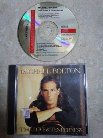 MICHAEL BOLTON - TIME LOVE & TENDERNESS  -1991 AVRUPA  BASIM CD ALBÜM