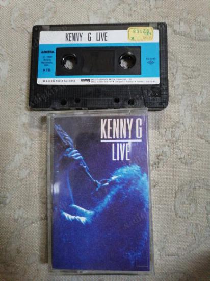KENNY G - LIVE  - 1989 TÜRKİYE BASIM KASET ALBÜM - KAĞITLI BASIM