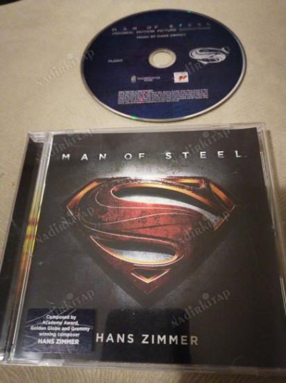 MAN OF STEEL - SOUNDTRACK CD - HANS ZIMMER - 2013 AVRUPA  BASIM  ALBÜM CD