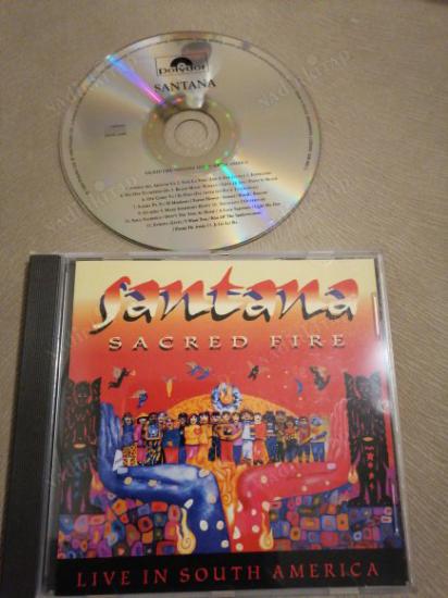 SANTANA - SACRED FIRE / LIVE IN SOUTH AMERICA - 1993 AVRUPA  BASIM CD ALBÜM