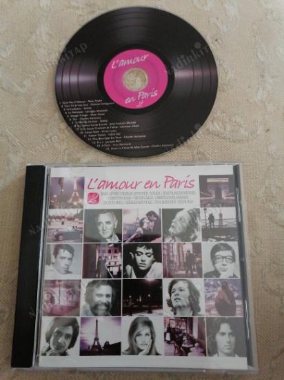 L’AMOUR EN PARIS  - 2017 TÜRKİYE BASIM CD ALBÜM ( MARC ARYAN EDITH PIAF CHARLES AZNAVOUR DALIDA )