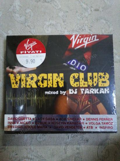 VIRGIN CLUB - Mixed By DJ TARKAN  - CD ALBÜM - TÜRKİYE  BASIM - AÇILMAMIŞ AMBALAJINDA