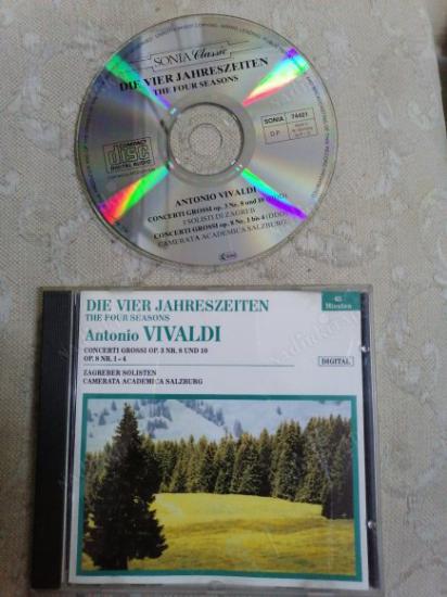 VIVALDI - DÖRT MEVSİM ( DIE VIER JAHRESZEITEN ) - CAMERATA ACADEMICA SALZBURG -  1988 ALMANYA  BASIM CD ALBÜM