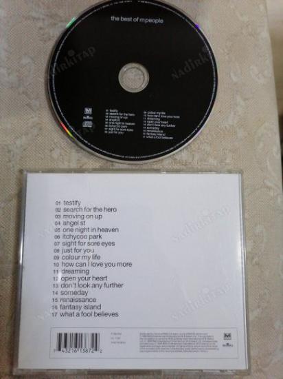 M PEOPLE - THE BEST OF M PEOPLE  - 1998 AVRUPA   BASIM CD ALBÜM