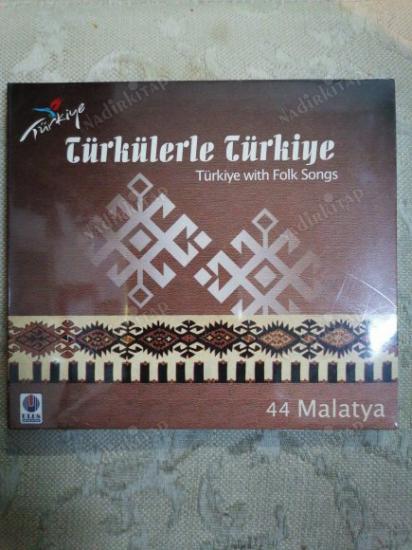 TÜRKÜLERLE TÜRKİYE ( TÜRKİYE WITH FOLK SONGS )  - 44 MALATYA - TÜRKİYE  BASIM CD ALBÜM - AÇILMAMIŞ AMBALAJINDA