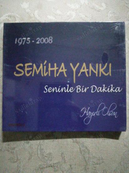 SEMİHA YANKI - SENİNLE BİR DAKİKA -  2008 TÜRKİYE  BASIM CD ALBÜM - AÇILMAMIŞ AMBALAJINDA