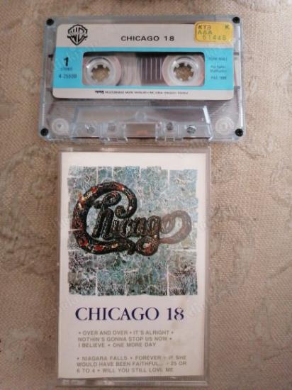 CHICAGO - CHICAGO 18 - 1986  TÜRKİYE BASIM KASET ALBÜM - KAĞITLI İLK BASIM