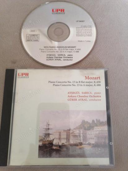 ANKARA CHAMBER ORCHESTRA - GÜRER AYKAL / AYŞEGÜL SARICA - MOZART PIANO CONCERTO NO 15 & 23- TOFAŞ SPONSORLUĞUNDA  TÜRKİYE  BASIM ALBÜM CD