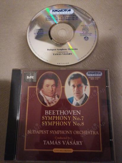 BEETHOVEN - SYMPHONY NO.7 / SYMPHONY NO.8 - BUDAPEST SYMPHONY ORCHESTRA ( CONDUCTED BY TAMAY VASARY )  - 1997 AVUSTURYA BASIM CD ALBÜM -
