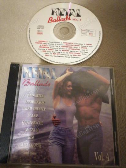 METAL BALLADS VOL.4 - 1998  AVRUPA   BASIM - CD ALBUM