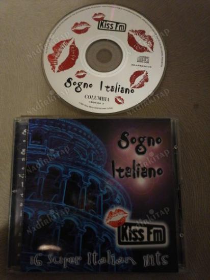 SOGNO ITALIANO - KISS FM ( 16 SUPER ITALIAN HITS ) - 1997  SONY TÜRKİYE    BASIM - CD ALBUM ( SARI BANDROL )