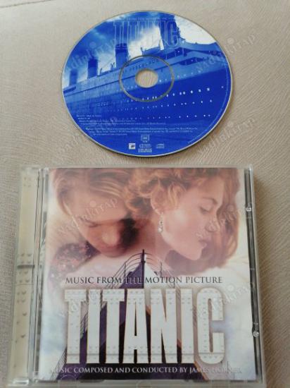 TITANIC - SOUNDTRACK  - CD ALBÜM - 1997 AVRUPA  BASIM ( CELINE DION MY HEART WILL GO ON BU ALBÜMDE )