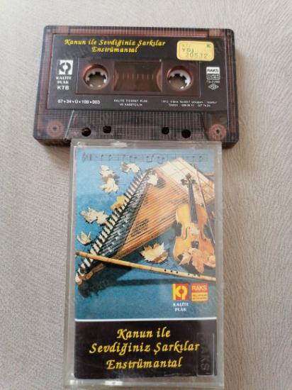 KANUN İLE SEVDİĞİMİZ ŞARKILAR - ENSTRÜMANTAL  - 1987 TÜRKİYE BASIM KASET ALBÜM