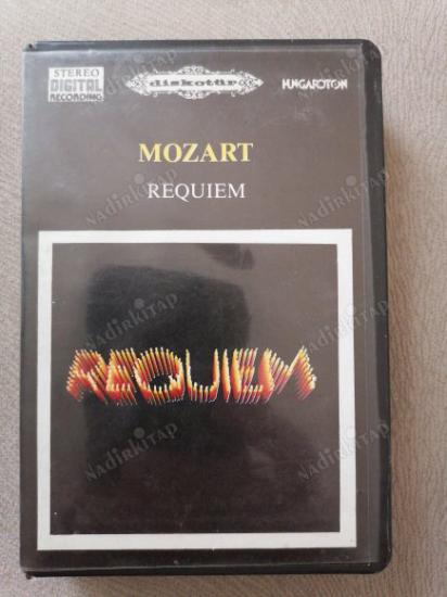 MOZART - REQUIEM (HUNGARIAN STATE ORCHESTRA - JANOS FERENCSIK )  1987 TÜRKİYE BASIM KASET ALBÜM ( DİSKOTÜR - ÖZEL KUTUSUNDA )