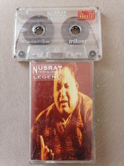 NUSRAT ALI FATEH KHAN - LEGEND  - 1994  TÜRKİYE BASIM KASET ALBÜM