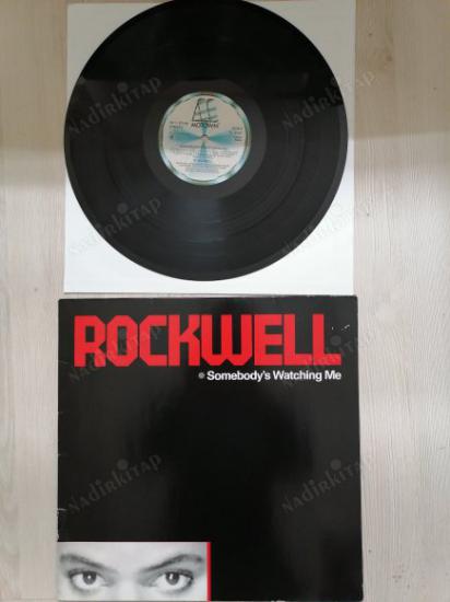ROCKWELL - SOMEBODY’S WATCHING ME  - 1984 ALMANYA BASIM LP ALBÜM ( KNIFE BU ALBÜMDE )