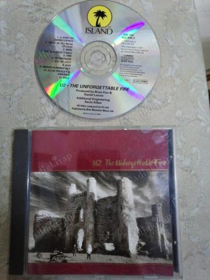 U2 - THE UNFORGETTABLE FIRE - 1996 FRANSA  BASIM CD ALBÜM