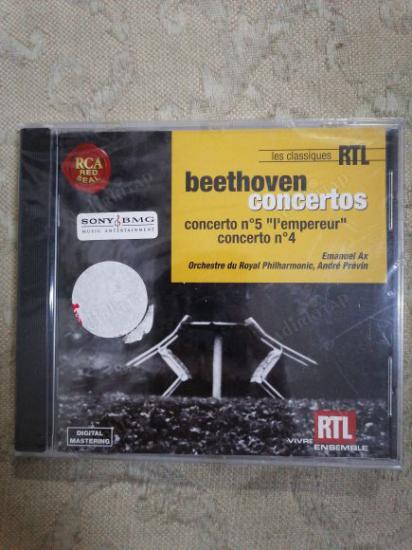BEETHOVEN CONCERTOS - Concerto No 5 L’empereur Concerto No 4 ( NDRE PREVIN )  - 2003 AVRUPA BASIM CD ALBÜM- AÇILMAMIŞ AMBALAJINDA