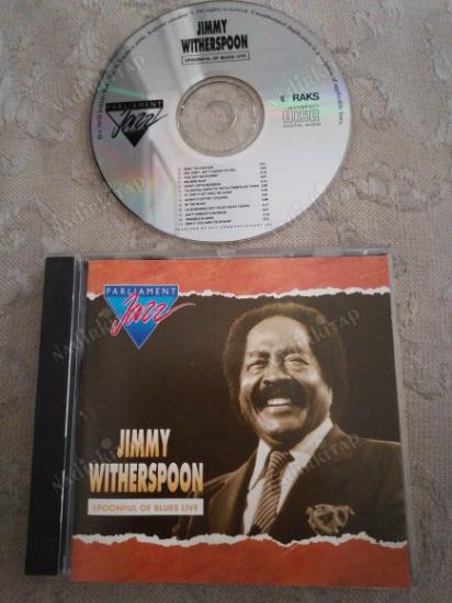 JIMMY WITHERSPOON - SPOONFUL OF BLUES LIVE  - PARLIAMENT JAZZ SERİSİ  - 1991 TÜRKİYE  BASIM  CD ALBÜM