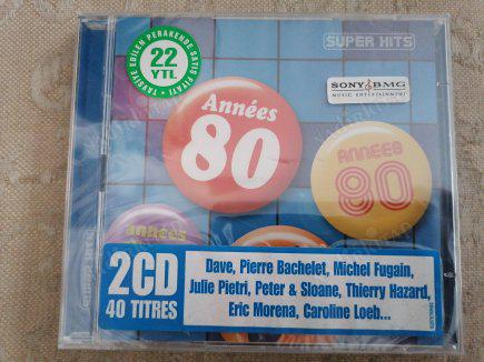 80 ANNEES - SUPER HITS ( PIERRE BACHELET MICHEL FUGAIN ) - 2 CD / 40 ŞARKI - 2006 AVRUPA  BASIM  DOUBLE CD ALBÜM - AÇILMAMIŞ AMBALAJINDA