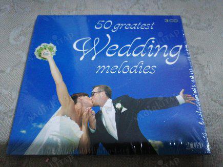 50 GREATEST WEDDING MELODIES  - 3 CD LİK SET - 2007 TÜRKİYE BASIM  3 CD ALBÜM - AÇILMAMIŞ AMBALAJINDA