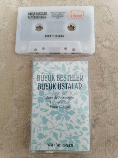 BÜYÜK BESTELER / BÜYÜK USTALAR 4/3 - ARİF ATAERGİN/FEHMİ TOKAY/EMİN ONGAN   ( ŞEF:B. SIDKI SEZGİN ) - 1993 TÜRKİYE BASIM KASET ALBÜM ( YAPI KREDİ )