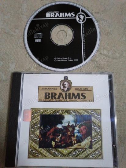 BRAHMS - CLARINET QUINTET , PIANO QUINTET - 2004 TÜRKİYE  BASIM  CD ALBÜM