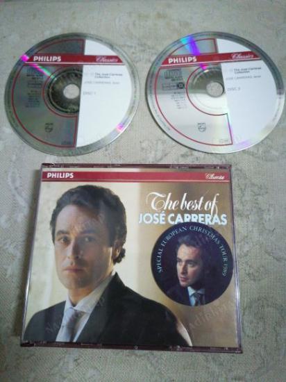 JOSE CARRERAS -THE BEST OF  - 2 CD  1986 ALMANYA  BASIM  DOUBLE CD ALBÜM