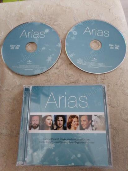 ARIAS (PAVAROTTI / CARRERAS / SARAH BRIGHTMAN / JOSH GROBAN  AND MORE) - 2 CD LİK SET-2008 SİNGAPUR BASIM DOUBLE CD ALBÜM
