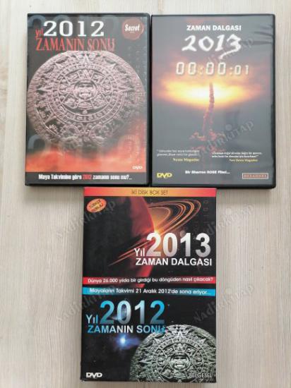 YIL 2012 ZAMANIN SONU / ZAMAN DALGASI 2013 - İKİ DİSK BOX SET - DVD BELGESEL FİLM - 99+88 DAKİKA
