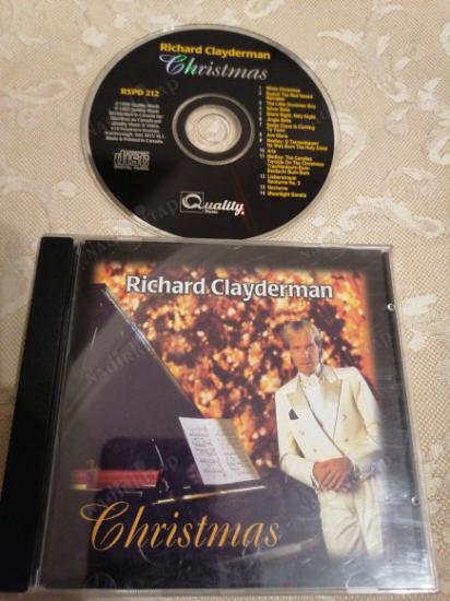 RICHARD CLAYDERMAN - CHRISTMAS - CD ALBÜM - ALMANYA  1990 BASIM