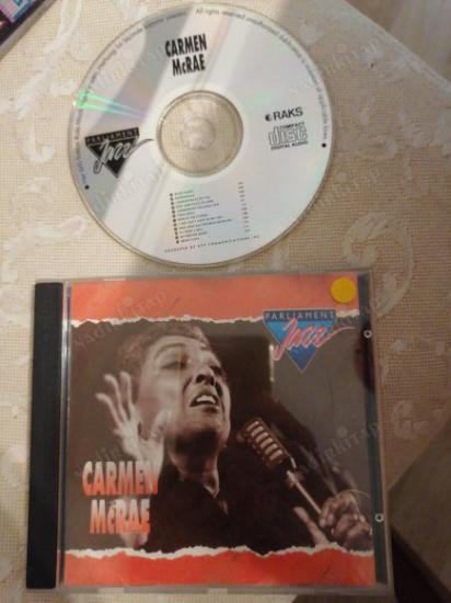 CARMEN McRAE -PARLIAMENT JAZZ SERİSİ - TÜRKİYE BASIM ALBUM CD ( RAKS MÜZİK )