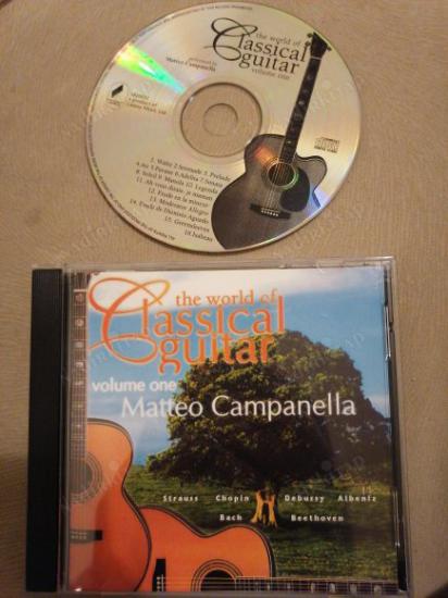 MATTEO CAMPANELLA - THE WORLD OF CLASSICAL GUITAR VOL. 1 - AVRUPA BASIM CD ALBÜM
