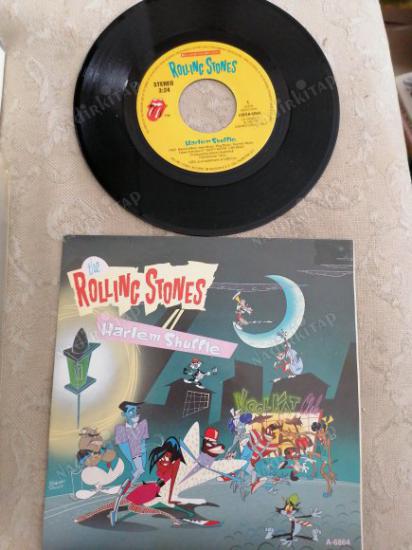 ROLLING STONES - HARLEM SHUFFLE / HAD IT WITH YOU  - 1986 AVRUPA BASIM   BASIM 45 LİK PLAK