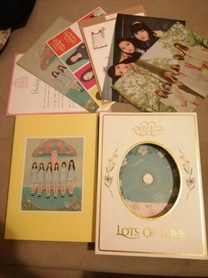 여자친구 - LOTS OF LOVE - THE 1ST MINI ALBUM - 2016 GÜNEY KORE BASKI NADİR CD ALBUM