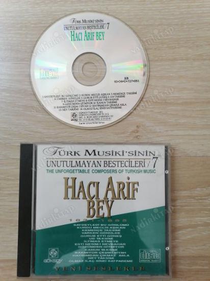 HACI ARİF BEY 1831-1885 - GÖKSOY MÜZİK - 1993  TÜRKİYE BASIM -  CD ALBÜM ( SARI BANDROLLÜ )