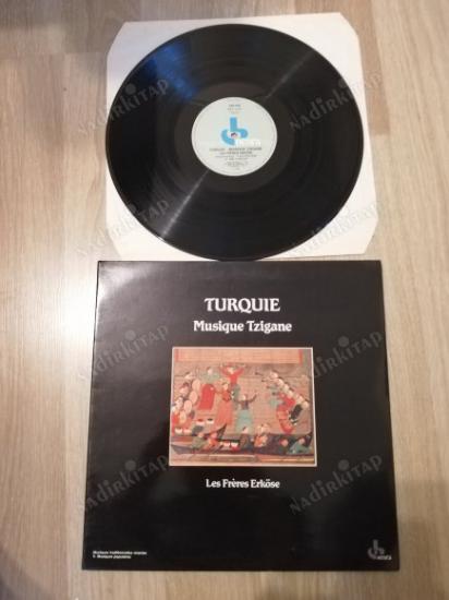 TURQUIE MUZIQUE TZIGANE Les Freres ERKÖSE   - 1984 FRANSA BASIM  LP 33 LÜK PLAK ALBÜM