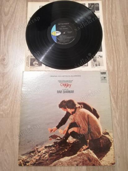 RAVI SHANKAR - CHARLY  -  Original  Soundtrack Recording  - 1968 USA BASIM 33 LÜK LP  PLAK