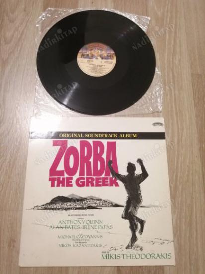 ZORBA THE GREEK - SOUNDTRACK -1974  HOLLANDA BASIM LP ALBÜM - 33 LÜK PLAK