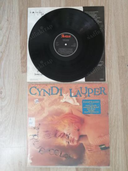 CYNDI LAUPER - TRUE COLORS - 1986 HOLLANDA BASIM - 33 LÜK LP PLAK