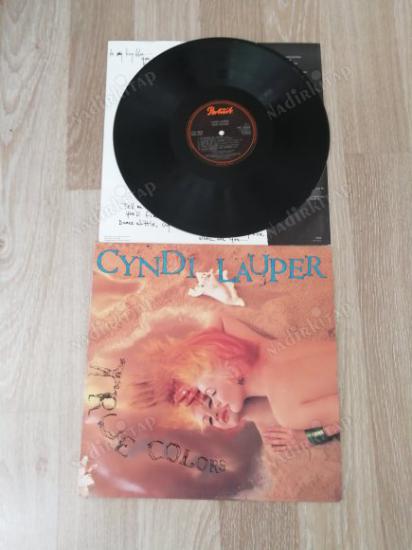 CYNDI LAUPER - TRUE COLORS - 1986 İNGİLTERE  BASIM - 33 LÜK LP PLAK