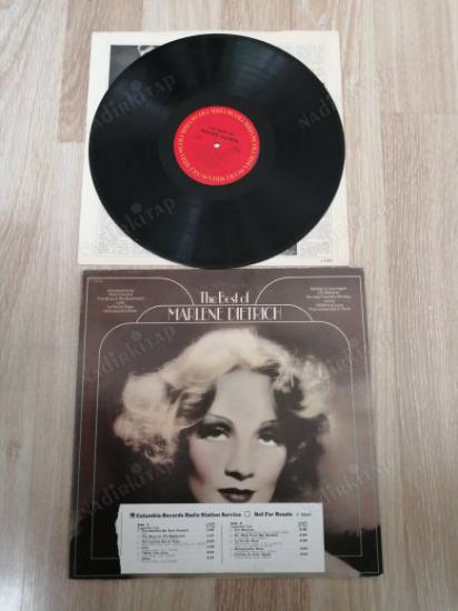 MARLENE DIETRICH - THE BEST OF MARLENE DIETRICH  - 1983 USA BASIM LP ALBÜM ( LILI MARLENE BU ALBÜMDE
