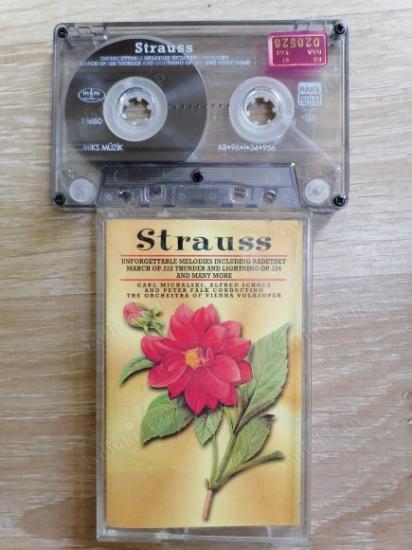 STRAUSS - UNFORGETTABLE MELODIES INCLUDING RADETZKY MARCH - 1996 ( RAKS MÜZİK ) TÜRKİYE  BASIM  KASET