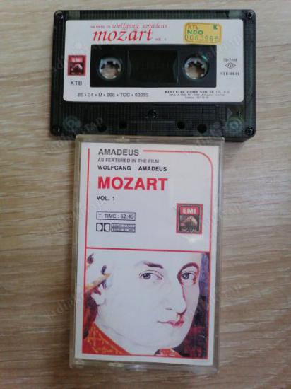MOZART VOL. 1 / AMADEUS AS FEATURED IN THE FILM - 1986 Türkiye Basım KASET ( KAĞITLI İLK BASIM )