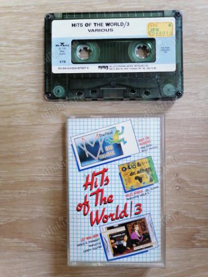 HITS OF THE WORLD 3 / VARIOUS  - 1991 TÜRKİYE  Basım  *KASET*