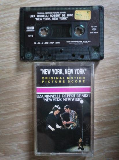 NEW YORK NEW YORK - SOUNDTRACK - LIZA MINNELLI / ROBERT DE NIRO  - 1990 TÜRKİYE  ( KAĞITLI ) Basım  *KASET*