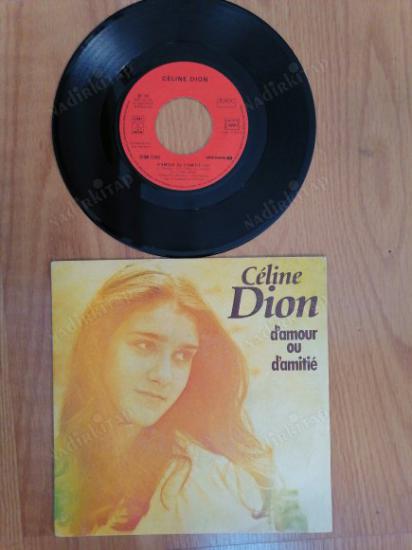 CELINE DION - D’AMOUR OU D’AMITIE/VISA POUR LES BEAUX JOURS-1982 FRANSA BASIM 45 LİK PLAK