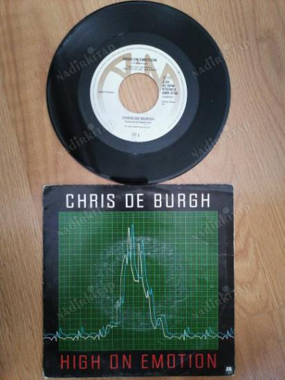 CHRIS DE BURGH - HIGH ON EMOTION 1984 HOLLANDA BASIM 45 LİK PLAK